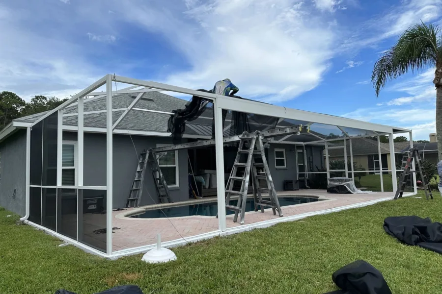 Polyester screen