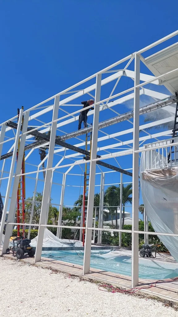 Pool screen repair