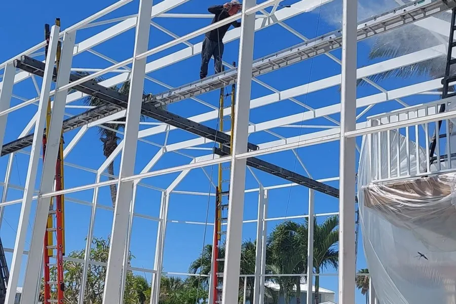 Pool screen repair
